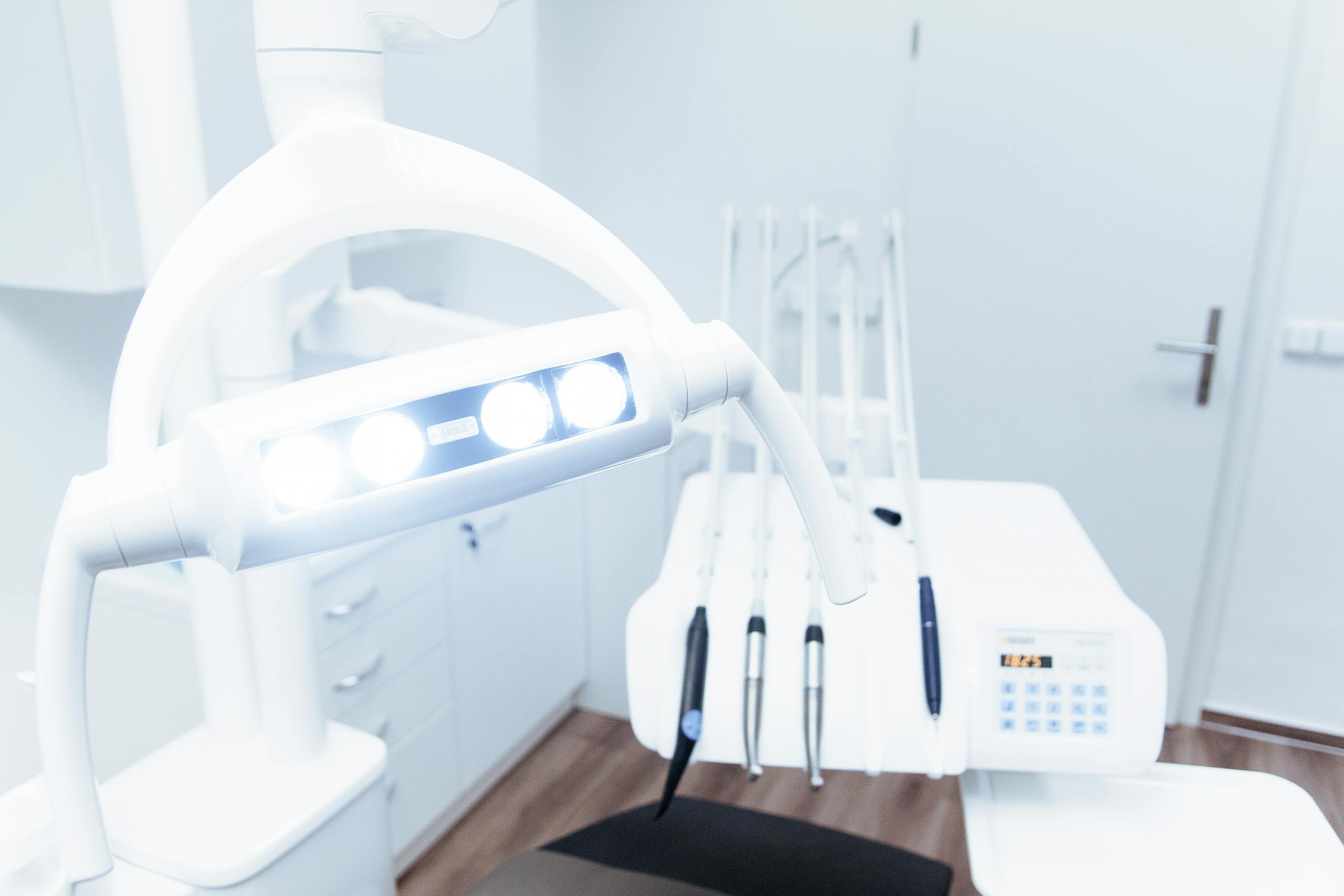 Dental Software News Today Bright and clean modern dental clinic room with advanced dental equipment.